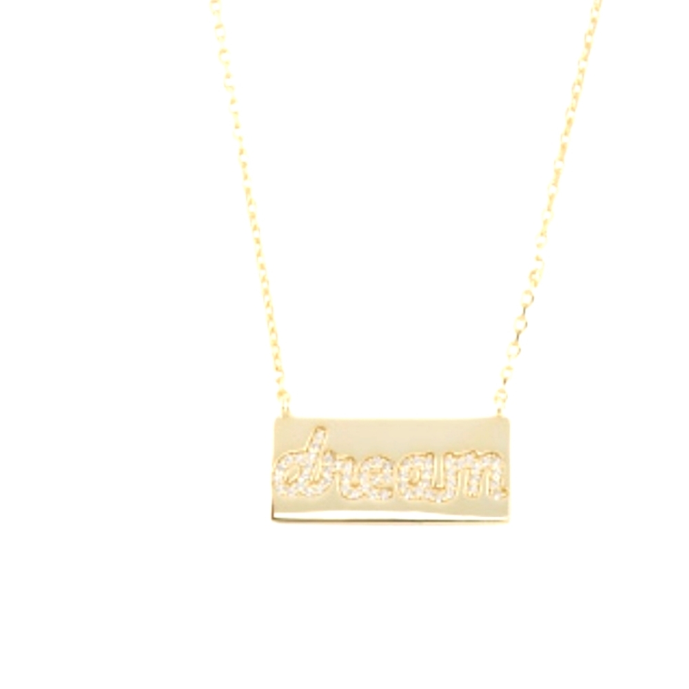 BN!.925 Sterling Silver Gold-plated Dream Necklace